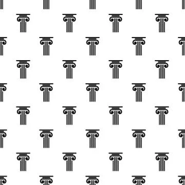 Outer column pattern seamless vector Stock Illustration
