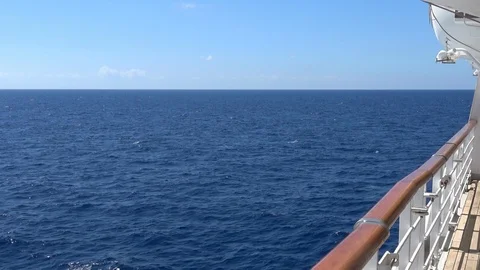 Outer deck on a cruise ship Video stock 90475768