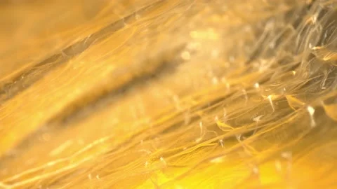 On outer edge of bubble wrap bag, macro view of several air pockets, Video stock 161937547