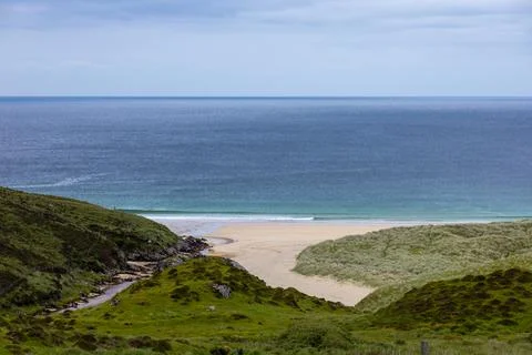 Outer Hebrides beach views Stock Photos