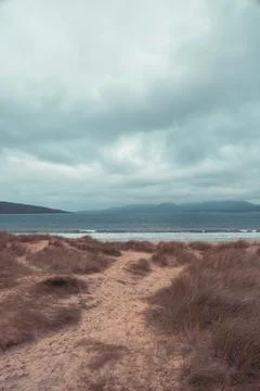 Outer Hebrides beach views Stock Photos