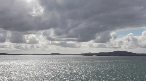 Outer hebrides sea Stock Footage