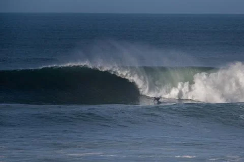 Outer Reef breaking in Ventura. Stock Photos