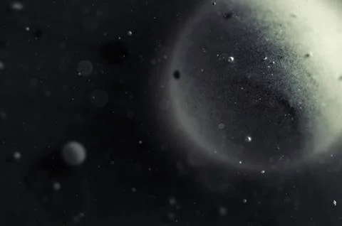 Outer space abstract background with planets Stock Photos