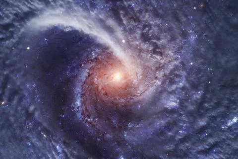 Outer space art. Starfield. Elements of this image furnished by NASA. Stock Photos