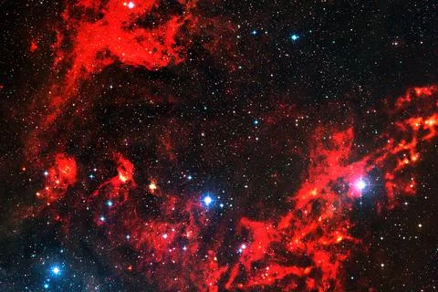 Outer space art. Starfield. Elements of this image furnished by NASA. Fotos Stock