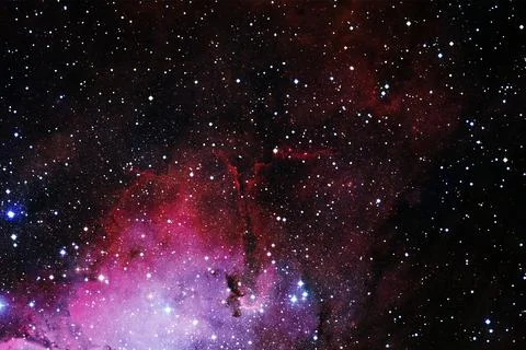 Outer space art. Starfield. Elements of this image furnished by NASA. Foto stock