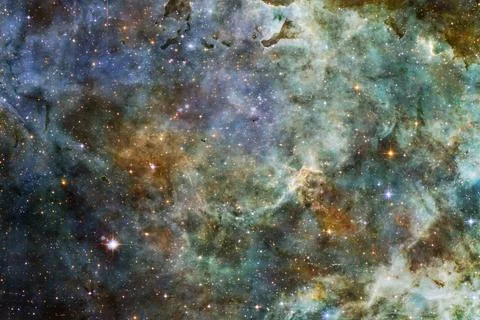 Outer space art. Starfield. Elements of this image furnished by NASA. Stock Photos