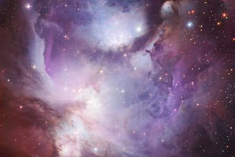 Outer space art. Starfield. Elements of this image furnished by NASA. Oute... Stock Photos