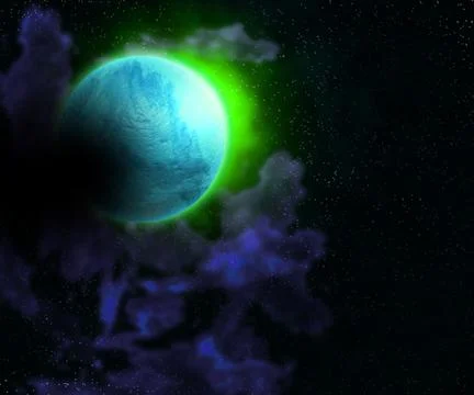 Outer space backdrop イラスト素材