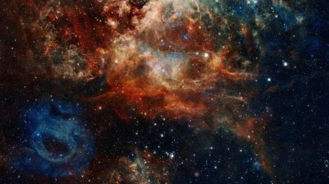 Outer space background. Elements of this image furnished by NASA Outer spa... Stock Photos