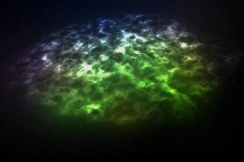 Outer space background with stars and nebula Stock Illustration