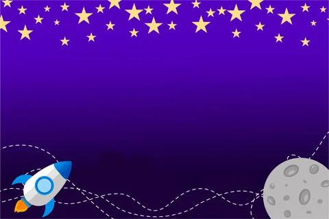 Outer Space Background Vector Stock Illustration