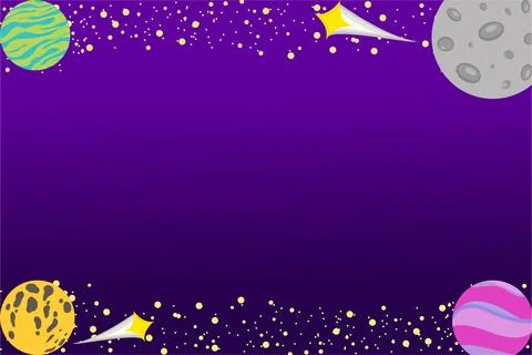 Outer Space Background Vector Illustrazione stock