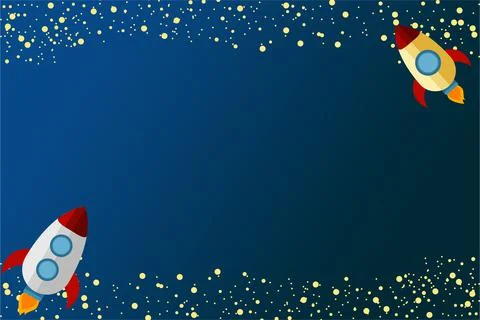 Outer Space Background Vector Stock Illustration