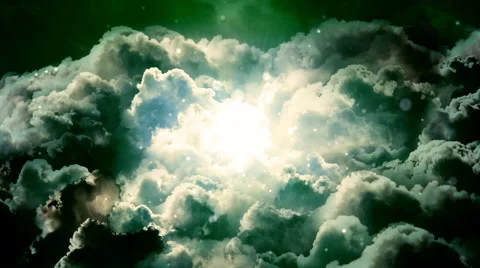 Outer Space Clouds Stock Footage 47984270