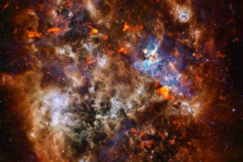 Outer space. Elements of this image furnished by NASA Stock Photos