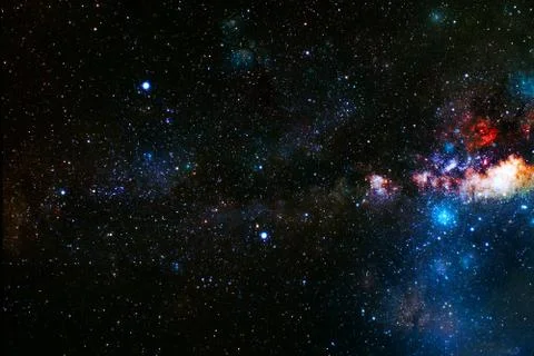 Outer space. Elements of this image furnished by NASA Foto stock