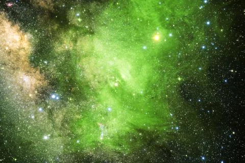 Outer space. Elements of this image furnished by NASA Foto stock