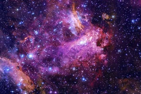 Outer space. Elements of this image furnished by NASA 库存照片