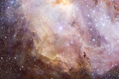 Outer space. Elements of this image furnished by NASA Foto stock