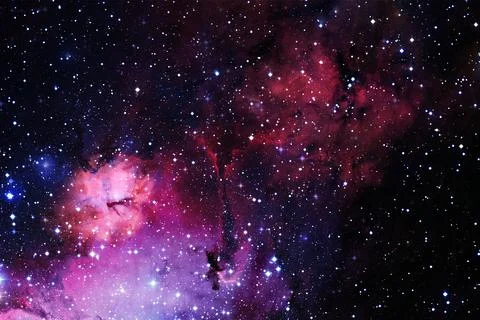 Outer space. Elements of this image furnished by NASA Foto stock