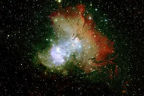 Outer space. Elements of this image furnished by NASA 库存照片