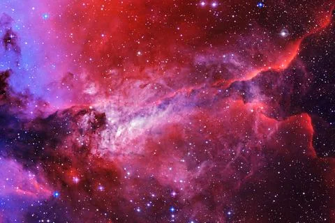 Outer space. Elements of this image furnished by NASA Foto stock