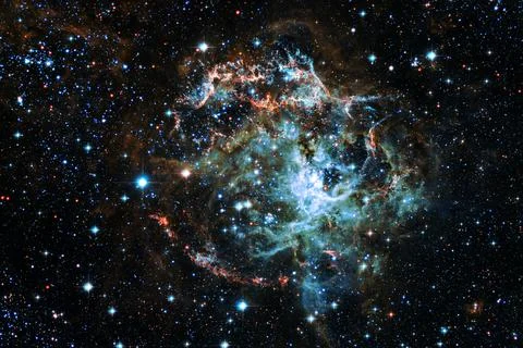 Outer space. Elements of this image furnished by NASA Stock Photos