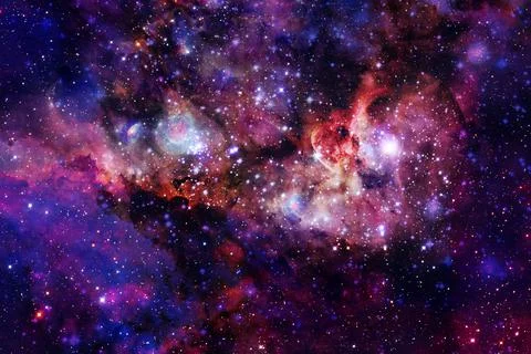 Outer space. Elements of this image furnished by NASA Stockfoto's