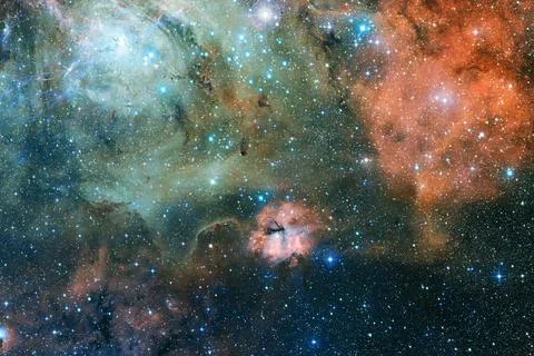 Outer space. Elements of this image furnished by NASA 写真素材