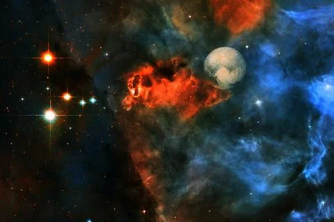Outer space. Elements of this image furnished by NASA Stock Photos