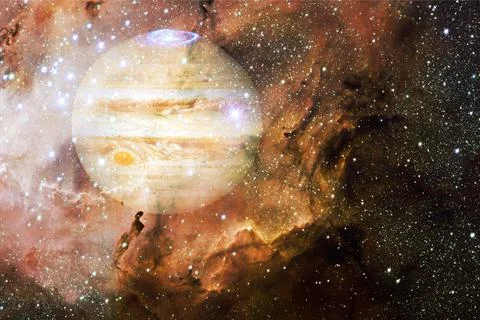 Outer space. Elements of this image furnished by NASA Stockfoto's