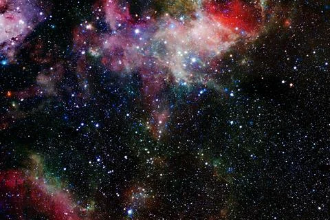 Outer space. Elements of this image furnished by NASA Fotos Stock