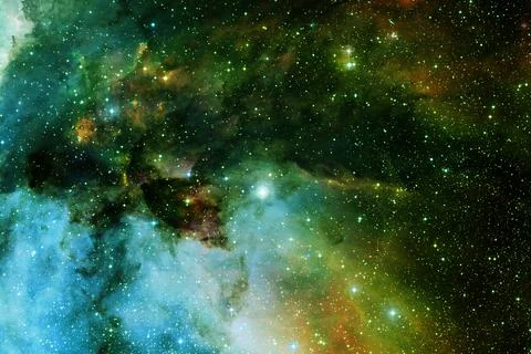 Outer space. Elements of this image furnished by NASA 写真素材