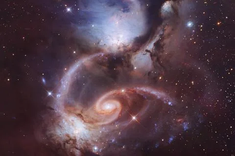 Outer space. Elements of this image furnished by NASA 写真素材