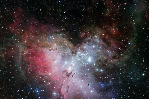 Outer space. Elements of this image furnished by NASA 写真素材