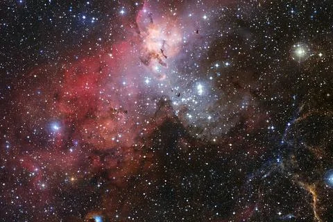 Outer space. Elements of this image furnished by NASA 库存照片