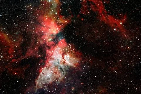 Outer space. Elements of this image furnished by NASA Outer space. Science... 库存照片