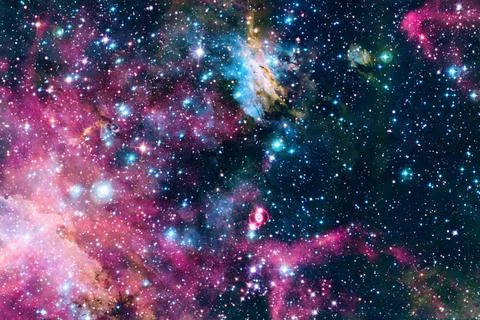  Outer space. Elements of this image furnished by NASA Outer space. Scienc... 库存照片