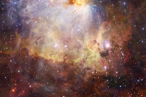 Outer space. Elements of this image furnished by NASA Outer space. Science... Stock Photos