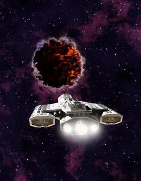 Outer Space Entity Stock-Illustration