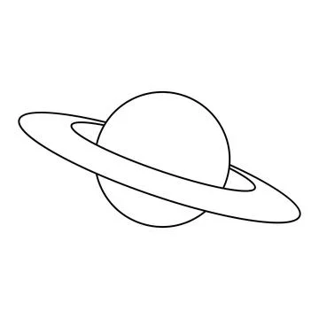 Outer space icon vector illustration Stock Illustration