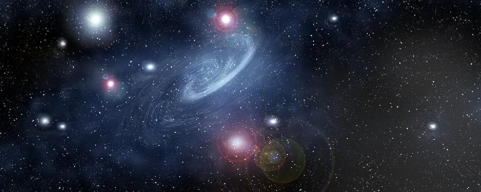 Outer space Stock Illustration