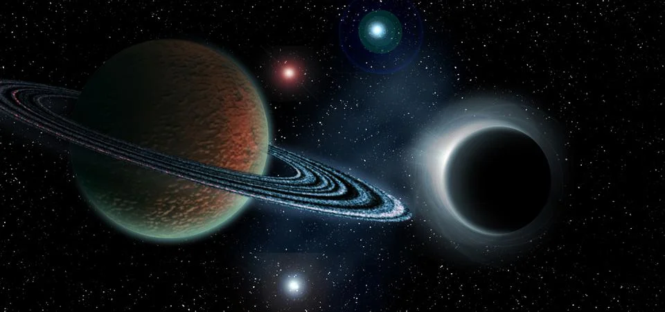 Outer space Stock Illustration