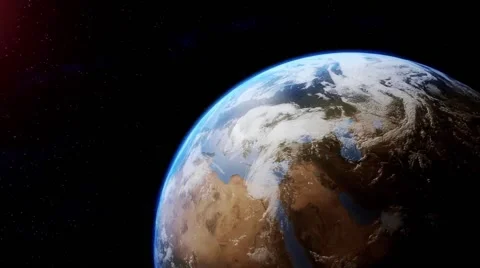 Outer space look The earth Video stock 53835498