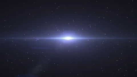 Outer space stars and flare white out Stock Footage 93006683