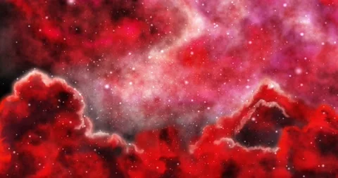 Outer space towards starlight orange background Animation Vidéo 217427897