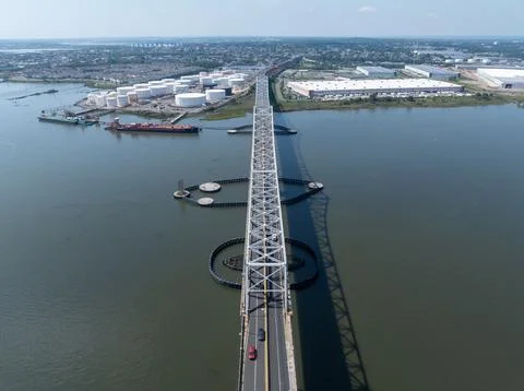 Outerbridge Crossing Bridge Stock Photos