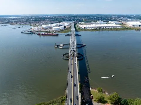 Outerbridge Crossing Bridge Stock Photos